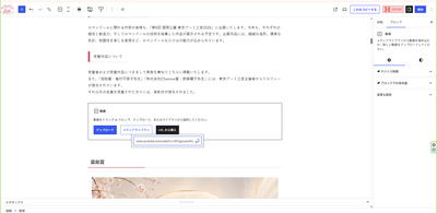 SWELL 動画挿入できない 3